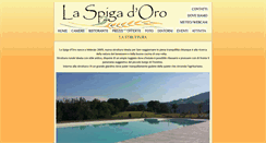 Desktop Screenshot of laspigadoro.eu